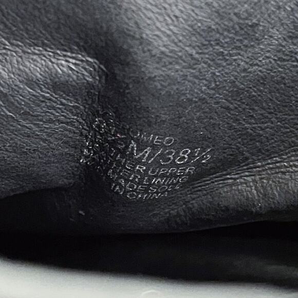 Vince Camuto Moto Buckle Boot Strappy Leather Wrap Western Zip Up Size 8.5 Black - Picture 14 of 15